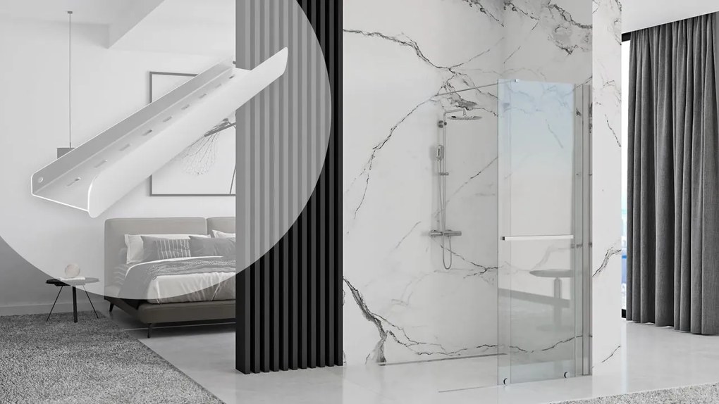 Raft pentru baie SF03 60cm otel periat