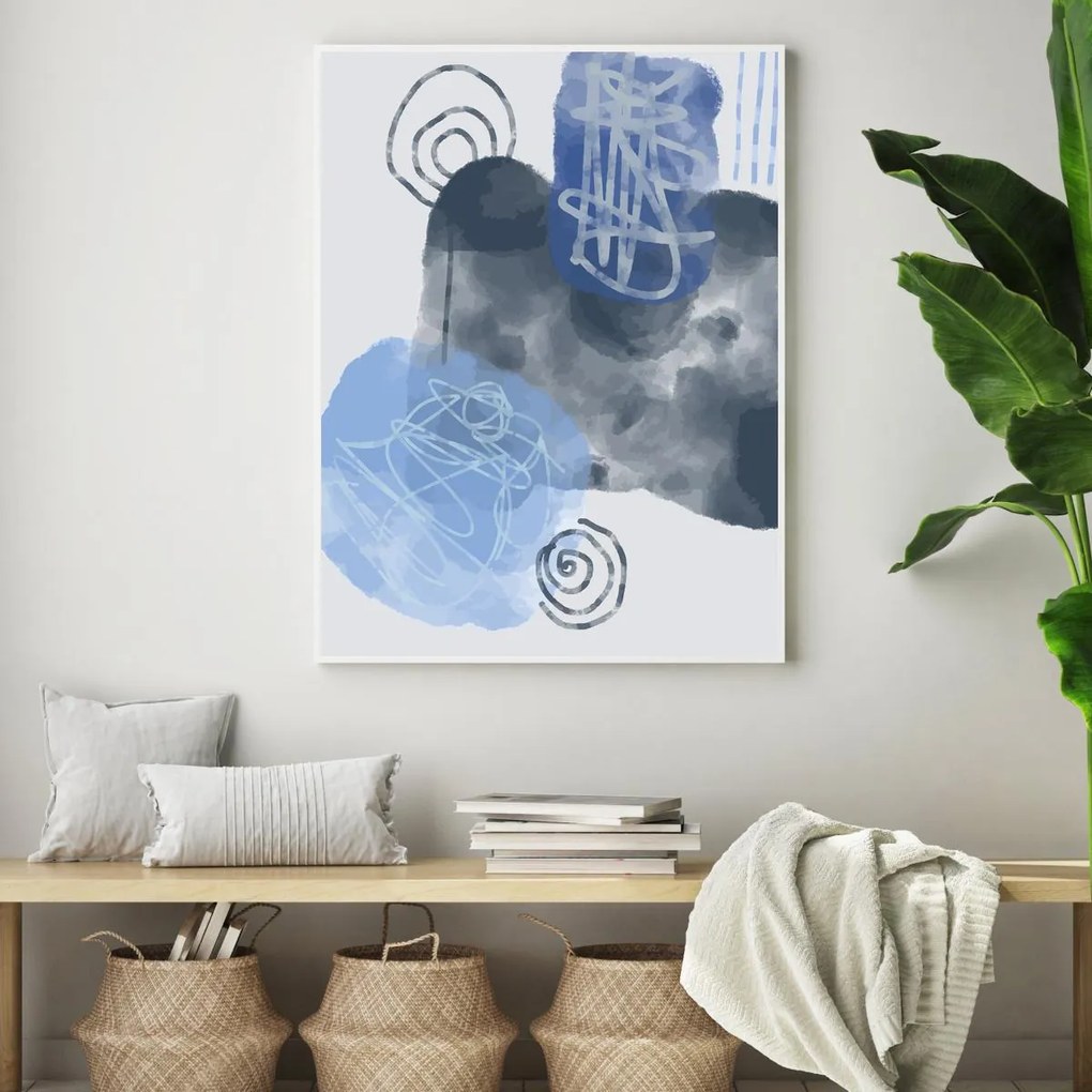 Poster - Abstracție pictată (A4)