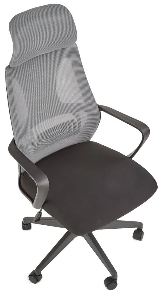 Scaun de birou Valdez, gri / negru
