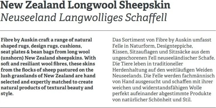 Covor din blana de oaie Noua Zeelanda, LW Quarto Standard 180x110cm