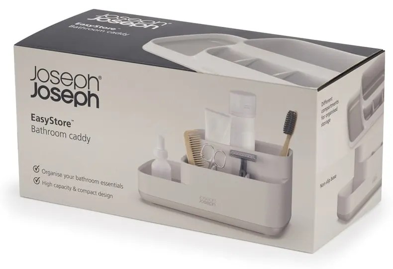Organizator de baie bej EasyStore – Joseph Joseph