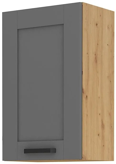 Dulap superior de bucătărie Lucid 45 G 72 1F (Stejar artisan + dustgrey). 1045593
