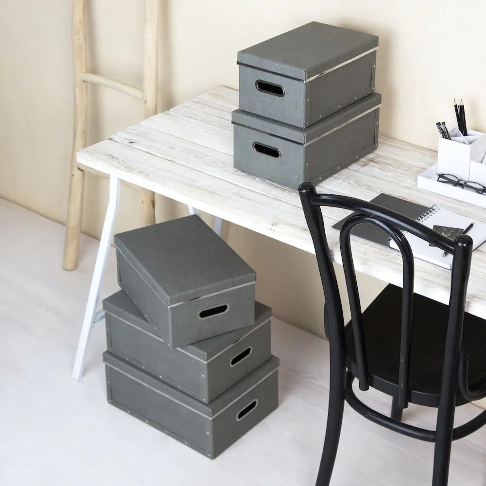 Cutii de depozitare 5 buc. cu capac Joachim – Bigso Box of Sweden