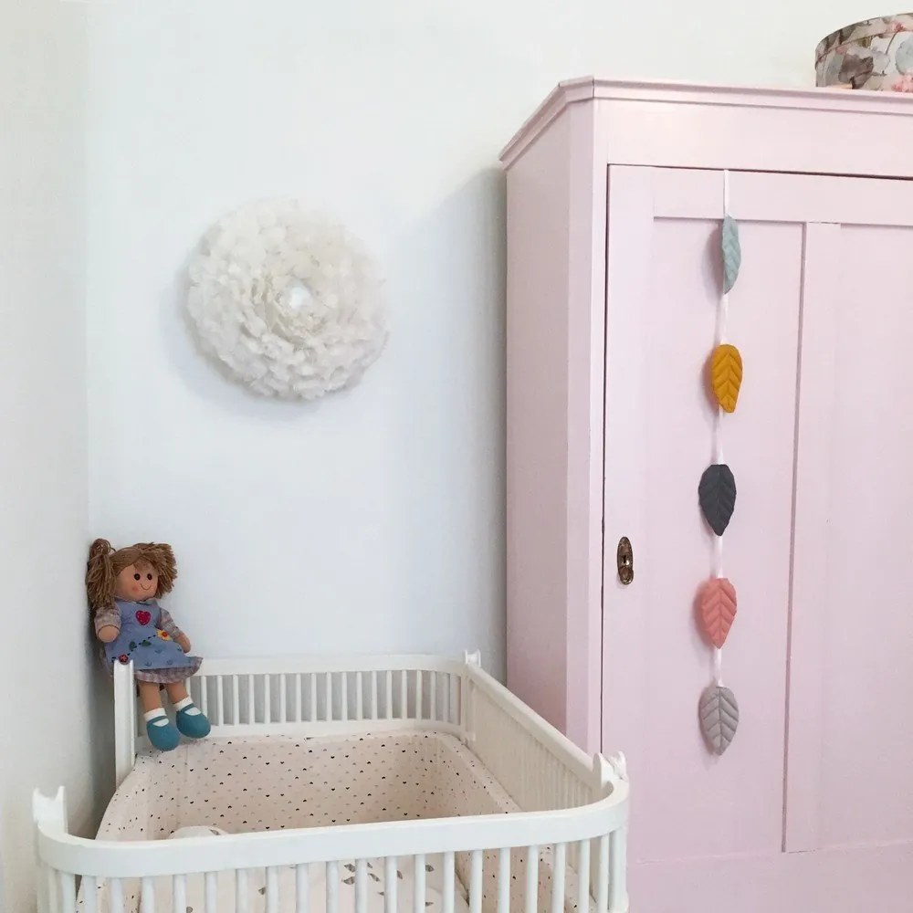 Aplică de perete albă ø 45 cm Eos Up – UMAGE