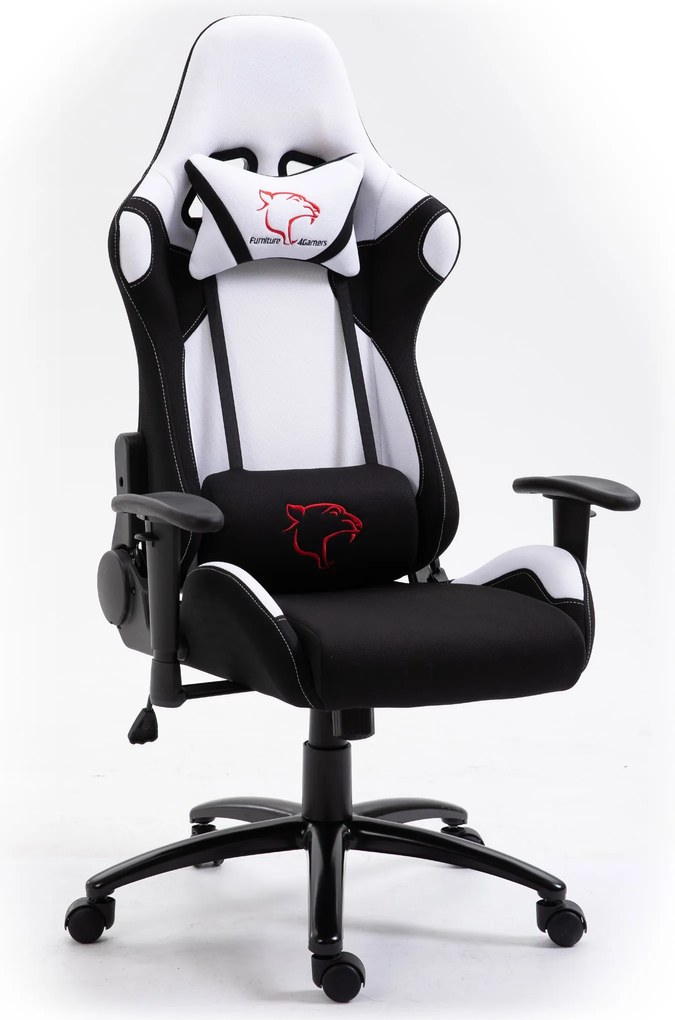 Scaun de birou/ gaming Fainan (alb). 1069102