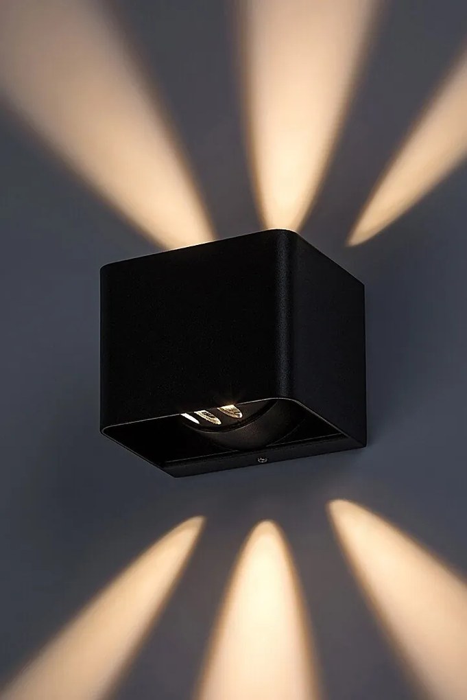 Aplica de exterior iluminat ambiental, Protectie IP54 Hallstatt antracit