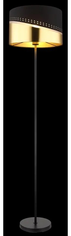 Lampadar/Lampa de podea moderna OR negru/auriu