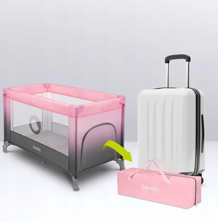 ShopJK PĂTUȚ DE CĂLĂTORIE LIONELO STEFI - OMBRE PINK
