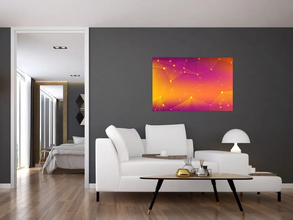 Tabloul modern colorat (90x60 cm)