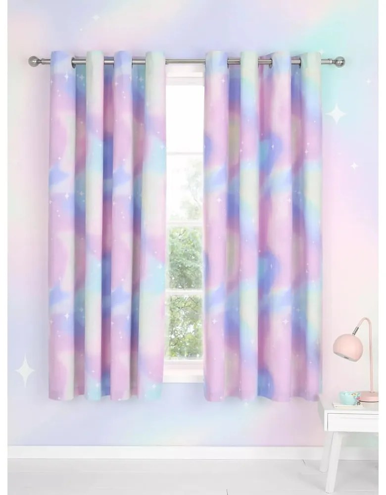 Draperie pentru copii 2 buc. 168x183 cm Ombre Stars – Catherine Lansfield