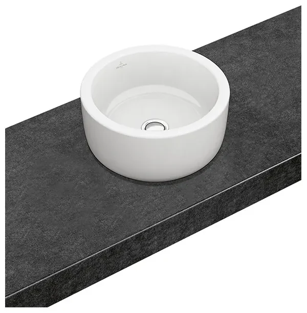 Lavoar pe blat Villeroy&Boch Architectura, 40cm, Alb Alpin, 41254001