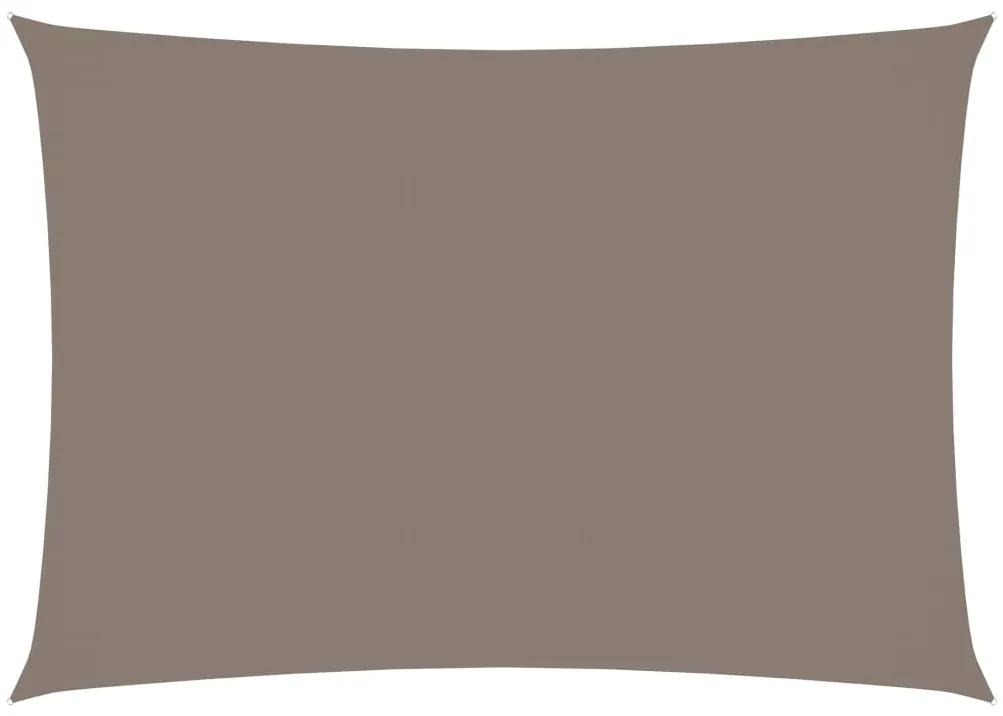 Parasolar, gri taupe, 2x4,5 m, tesatura oxford, dreptunghiular
