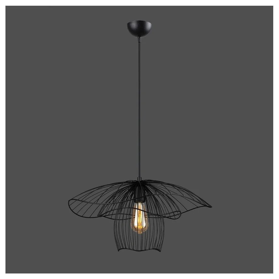 Lustră Squid Lighting Root, înălțime 123 cm, negru