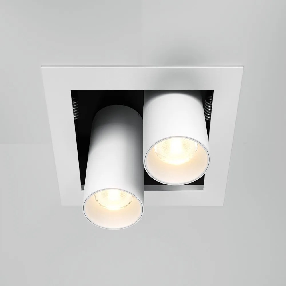 Spot LED incastrabil design tehnic Magnum 2 alb