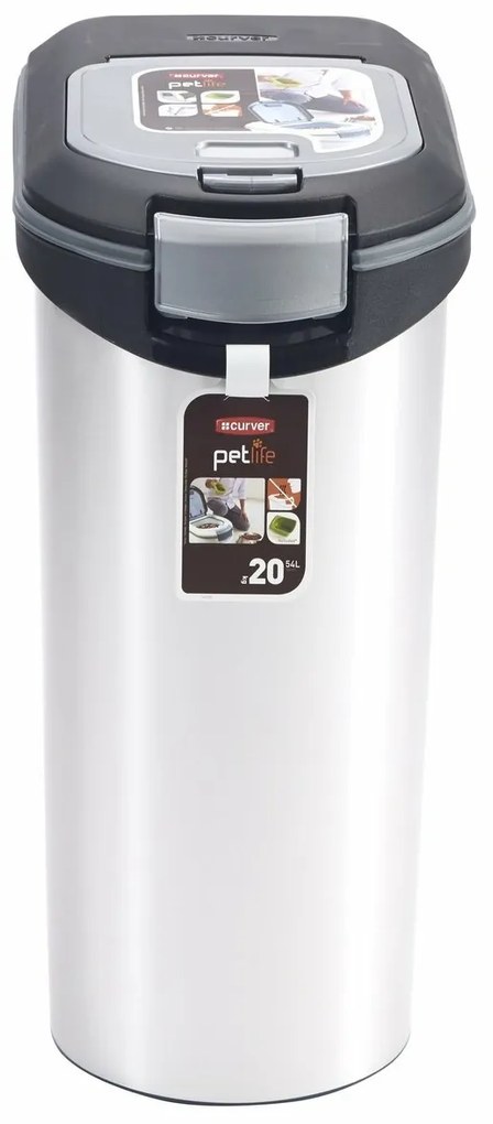 Curver Container pentru hrană, argintiu, 54 l, 54 l