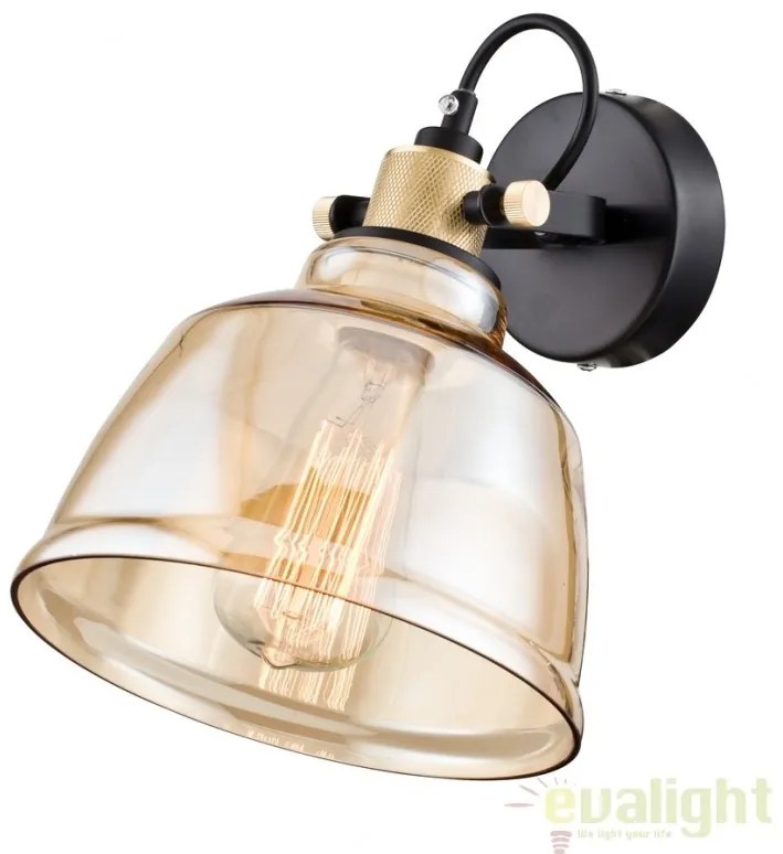 Aplica de perete design Vintage Irving amber MYT163-01-R