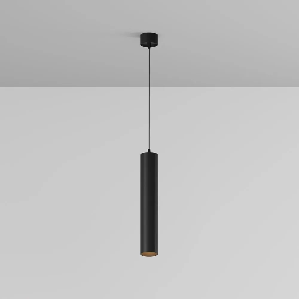 Pendul LED iluminat design tehnic FOCUS D-5,2cm negru