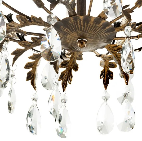 ONLI - Plafonieră TERESA 3xE14/6W/230V bronz