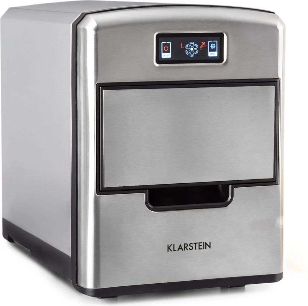 Klarstein METROPOLITAN, aparat pentru producerea gheții, 12 kg / 24 h, display digital
