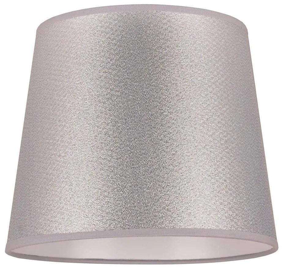 Duolla - Abajur pentru lampă de birou CLASSIC M E27, Ø 24 cm, argintiu