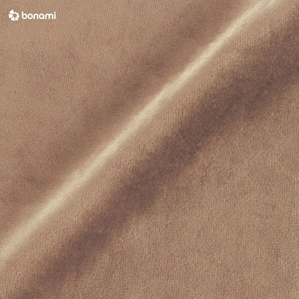 Pat matrimonial bej tapițat cu spațiu de depozitare 200x200 cm Tate – Maison de Rêve