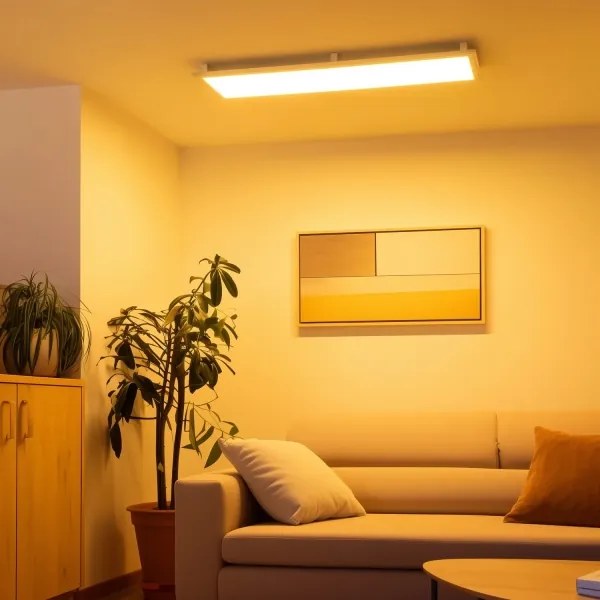 Eglo 32734 - Plafonieră LED RGBW SALOBRENA-C aplicată, reglabilă, 34W/230V, alb + telecomandă