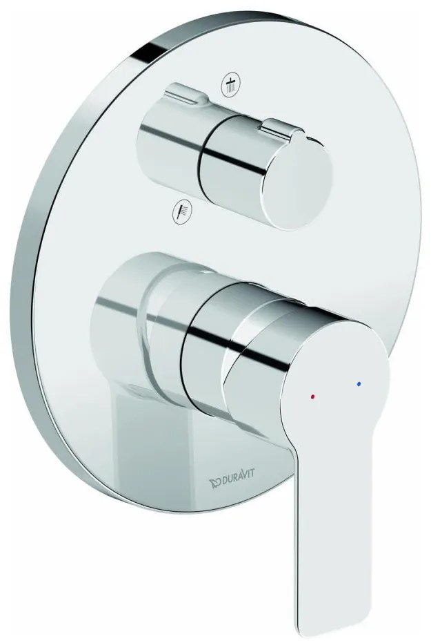 Duravit DC4210012010 - Baterie de duș încastrată D-CODE, crom lucios