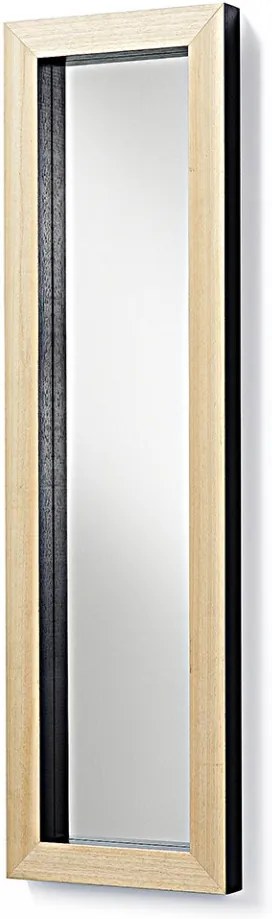 Oglinda inalta cu rama din lemn negru 98 cm Drop La Forma