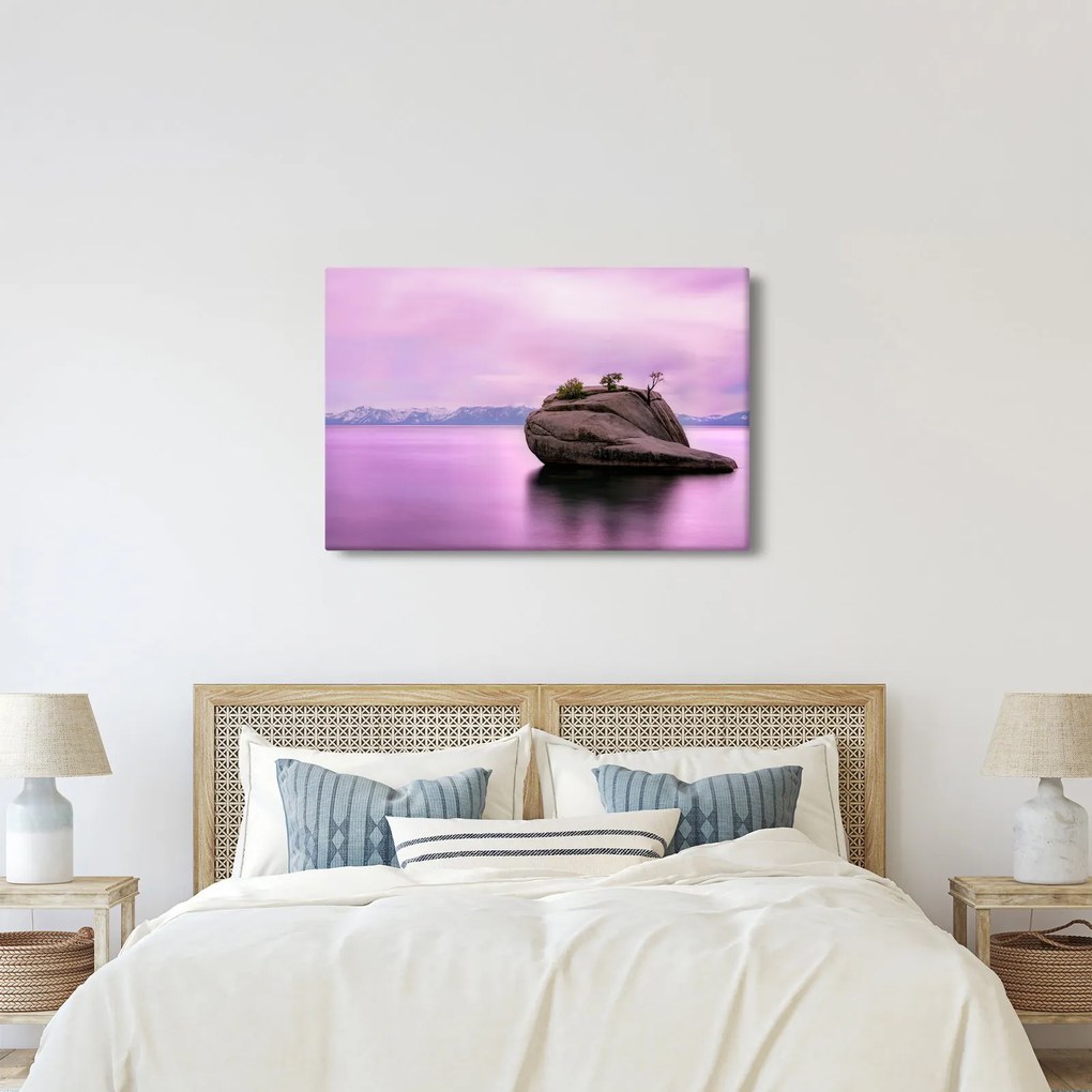 Tablou cu piata în mare (90x60 cm)