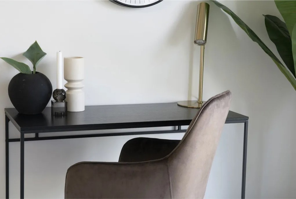 Birou Vita cu cadru negru 100x45x75 cm