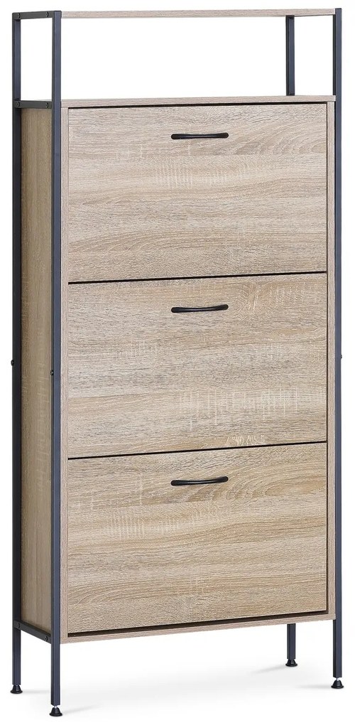 Raft cu compartimente G1009 OAK, stejar