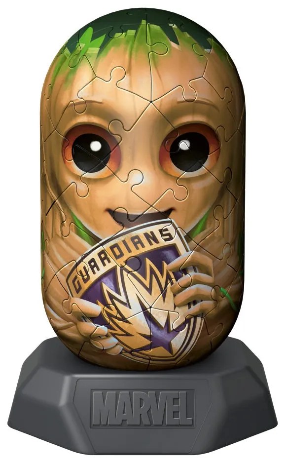 PUZZLE 3D HYLKIES MARVEL GROOT 54 PIESE - RAVENSBURGER (RVS3D01160)