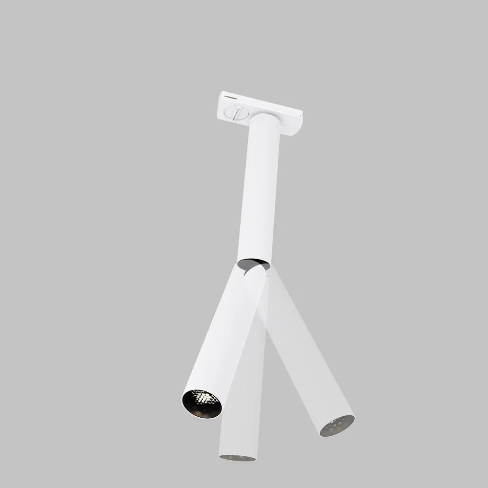 Spot LED, accesoriu pentru sinele monofazate Unity, Dual alb