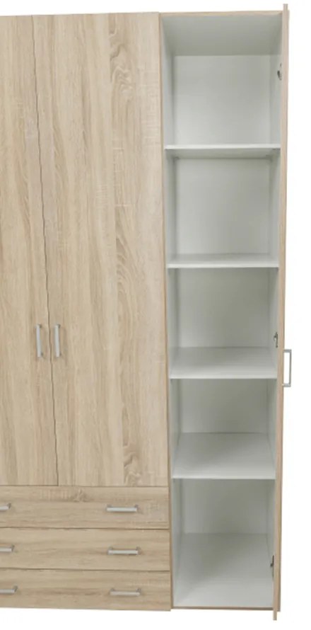 Dulap, 4 uşi, stejar sonoma, GWEN 70429