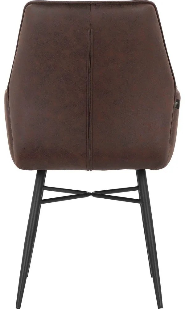 Set de scaune de sufragerie maro 2 buc. tapițat Anzo – Støraa