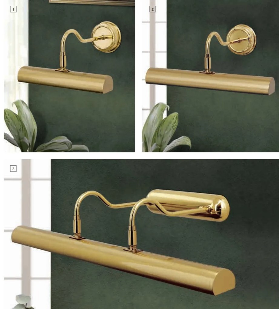 Aplica pentru oglinda / tablou design clasic de lux Picture Lamp 2L Brushed Brass
