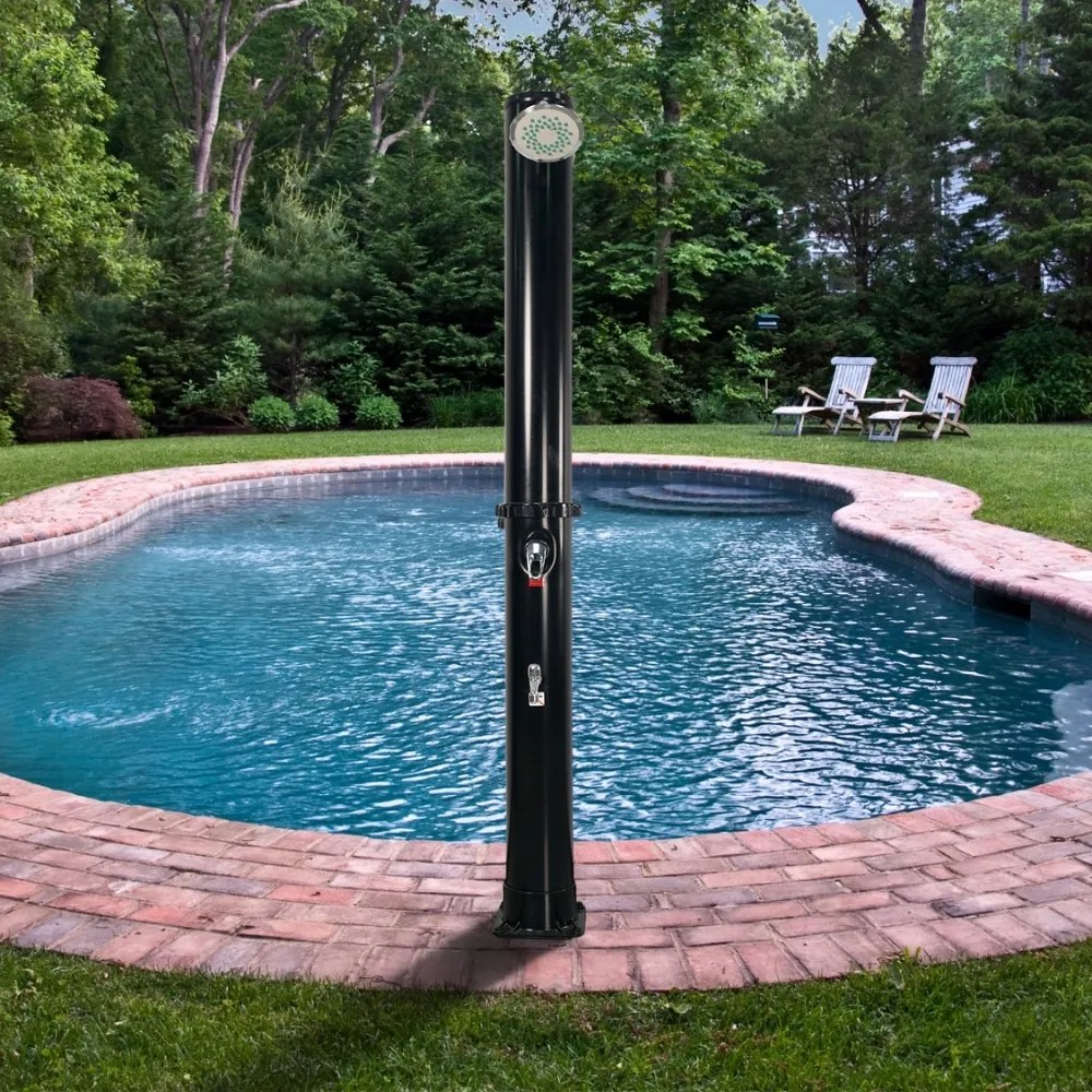 Duș solar KARIBIK, 35 l, negru Jurhan