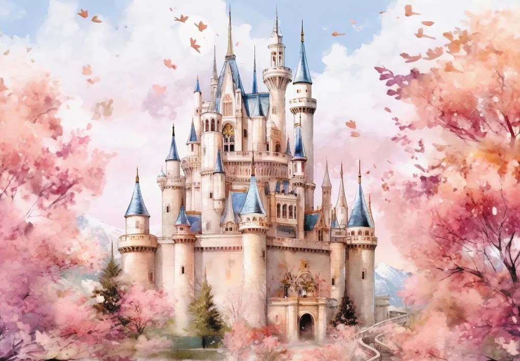Fototapet - Castelul pictat (147x102 cm)