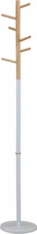 Cuier pom HORST, alb/stejar, metal/lemn, 30x180 cm