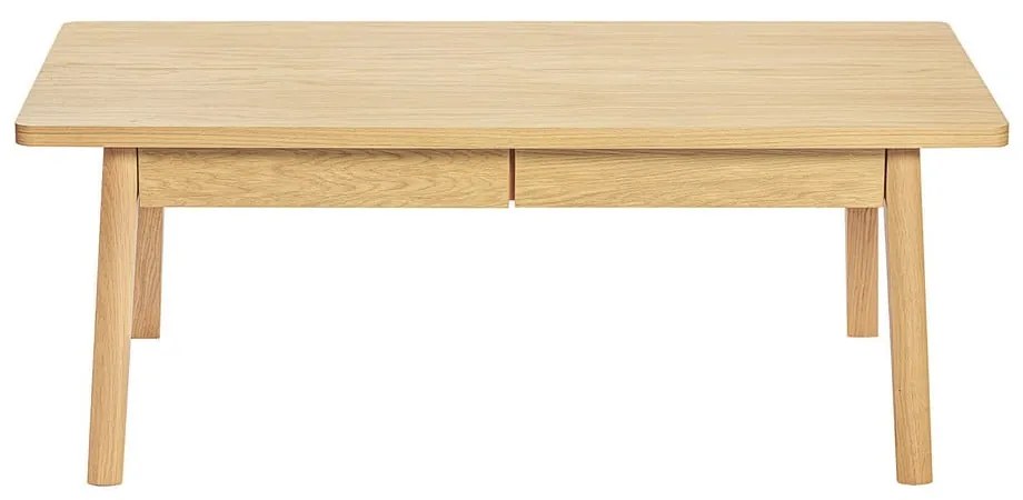 Măsuță de cafea în culoare naturală cu aspect de lemn de stejar 60x120 cm Nice – Woodman