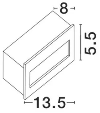 Spot LED ambiental de exterior IP54 KRYPTON NVL-726406