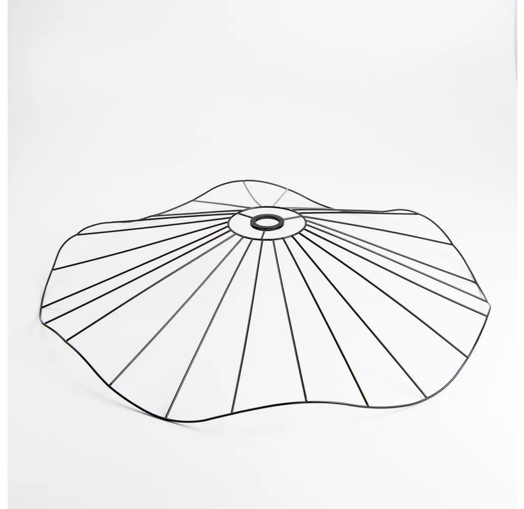 Abajur universal CURITIBA, Ø 80 cm, negru