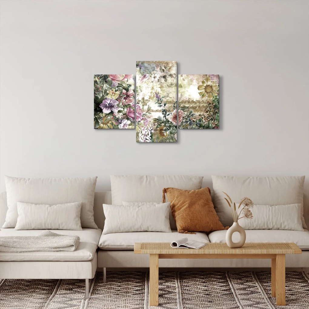 Tablou - Flori de design (90x60 cm)