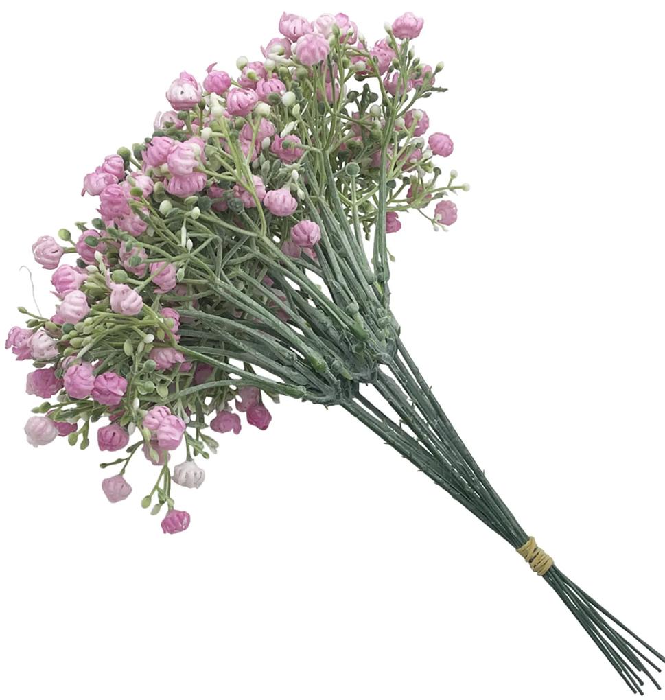 Flori artificiale Eve, Roz, 30cm