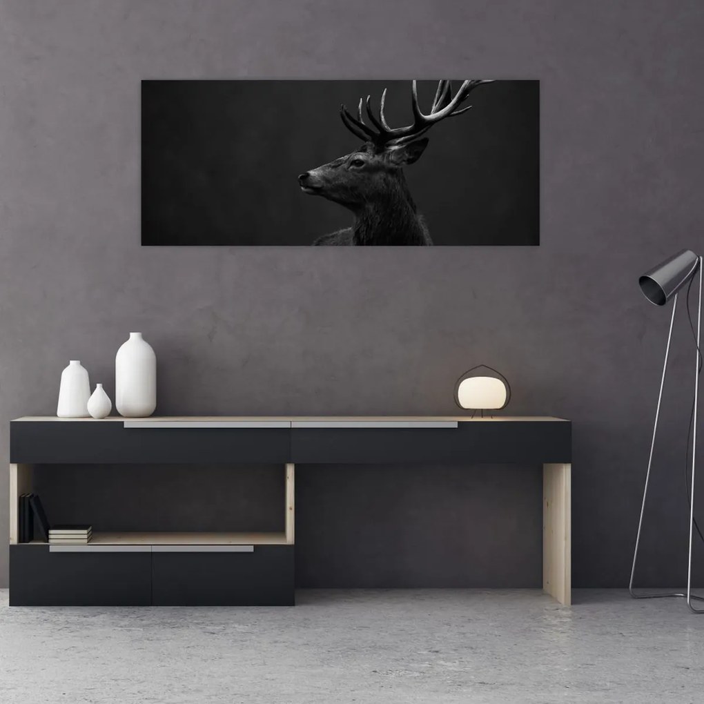 Tablou - Portret de căprioară (120x50 cm)