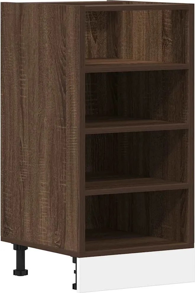vidaXL Dulap inferior "Riga" stejar maro 40x44,5x81,5 cm
