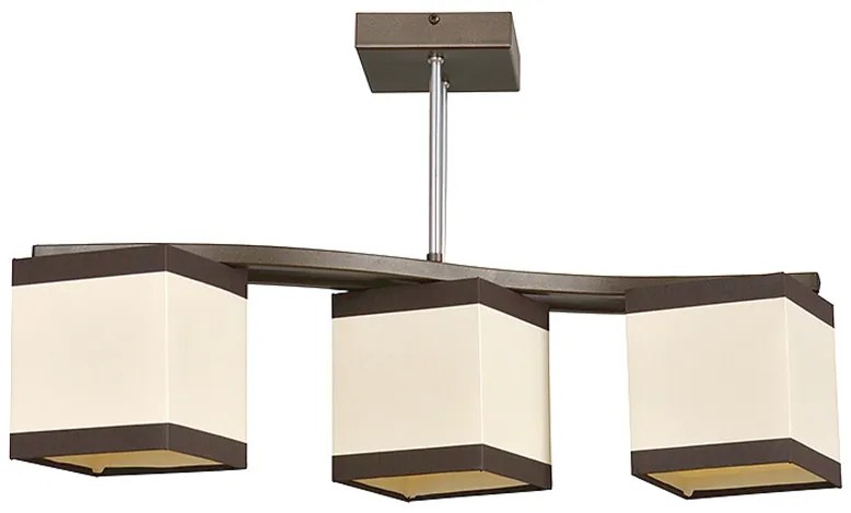 Lustra Plafon Altro 3 Wenge 507/3 Emibig Lighting, Modern, E27, Polonia