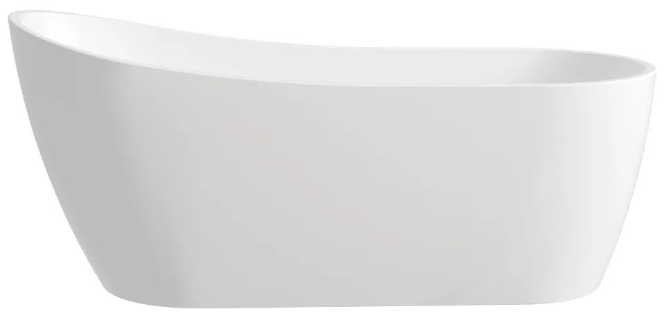 Cada baie freestanding 170 x 75 cm, ovala cu preaplin, Diva Foglia 1700x750 mm