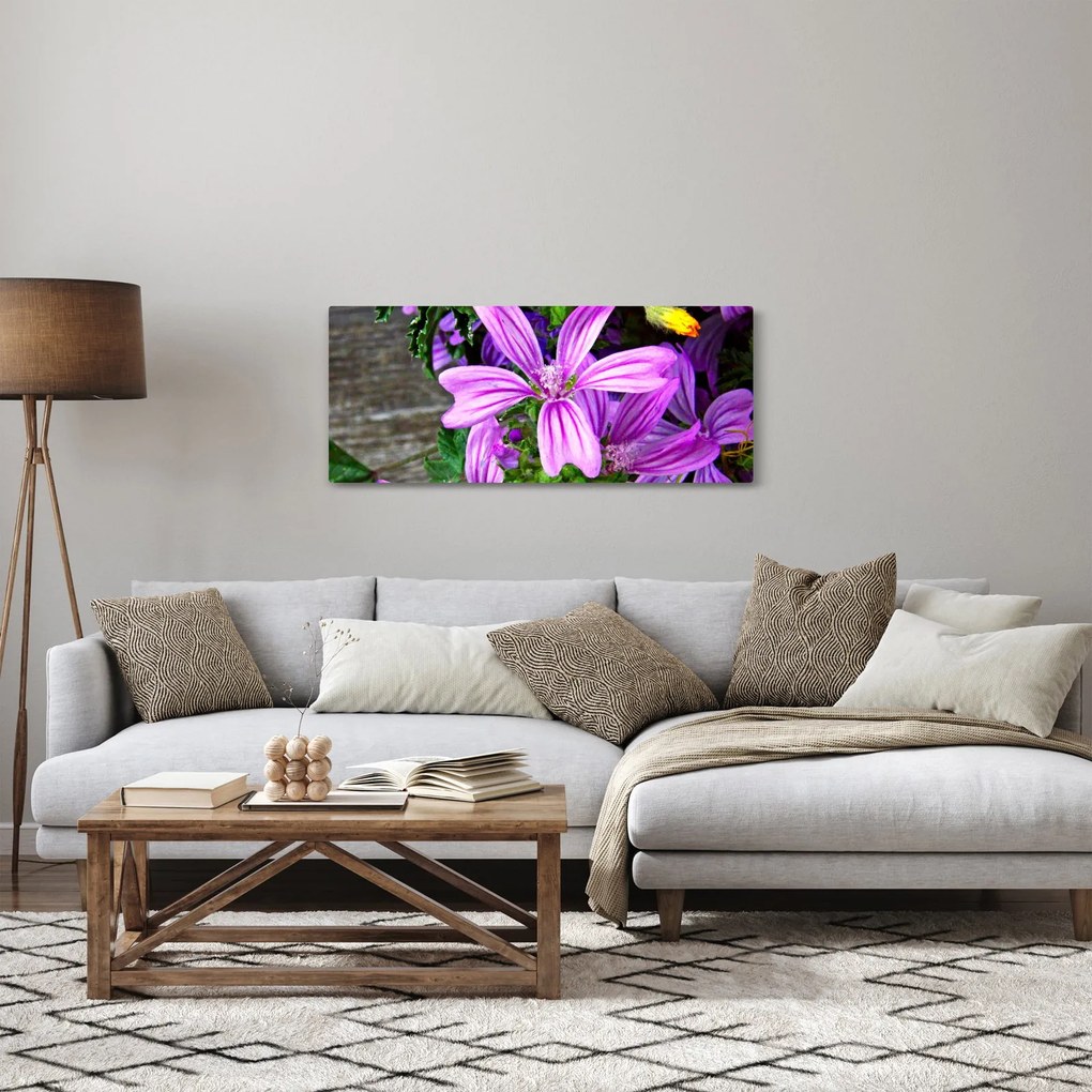 Tablou -flori de câmp (120x50 cm)