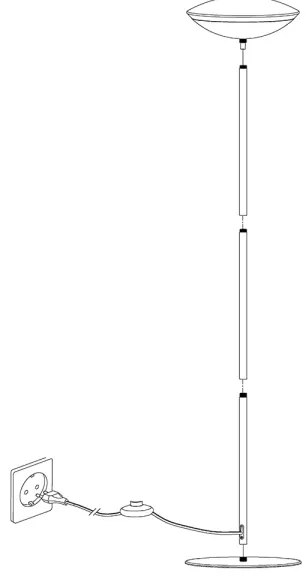 Eglo 97814 - Lampadar LED RGB reglabil FRATTINA-C 1xLED/18W/230V